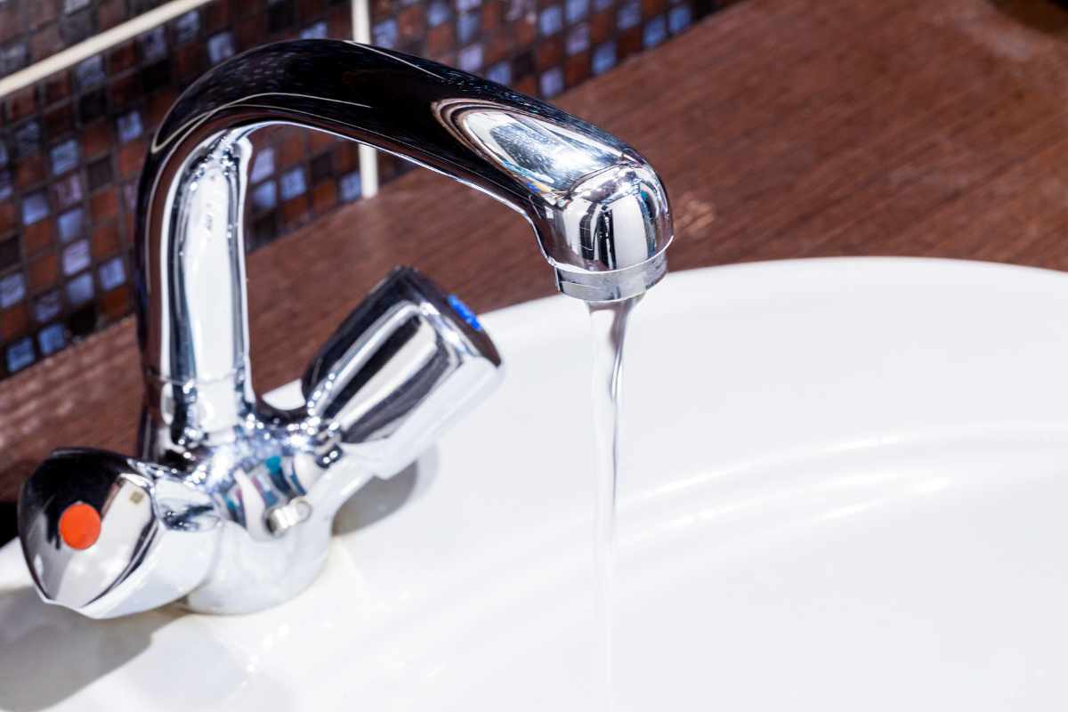 rubinetto bassa pressione dell'acqua