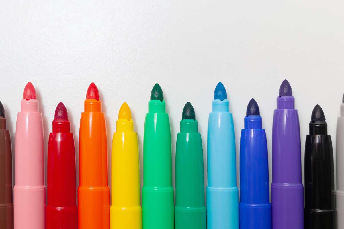 Dei pennarelli colorati
