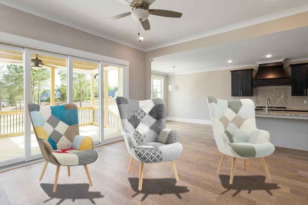 salotto e poltrone patchwork eurospin