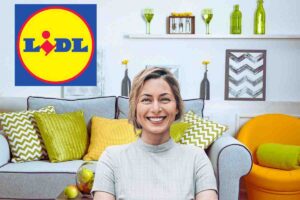 salotto logo lidl donna felice