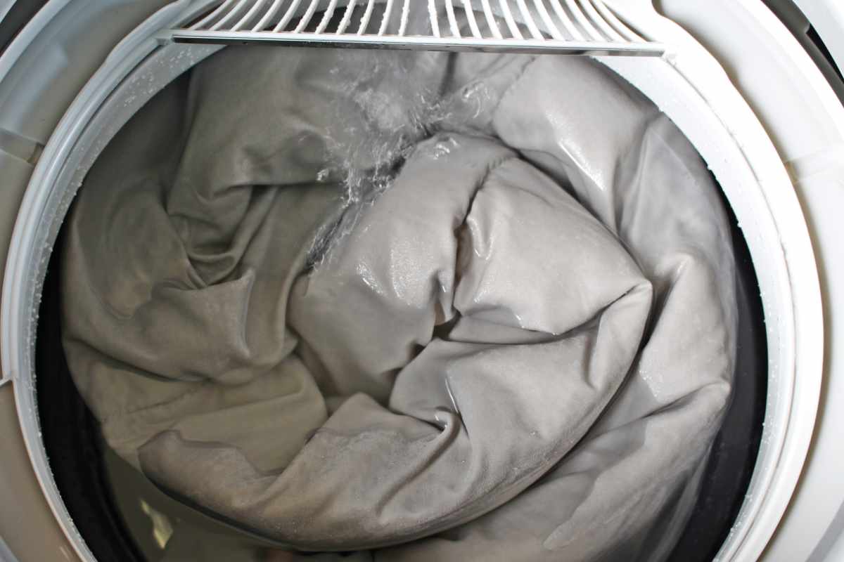 trapunta in lavatrice